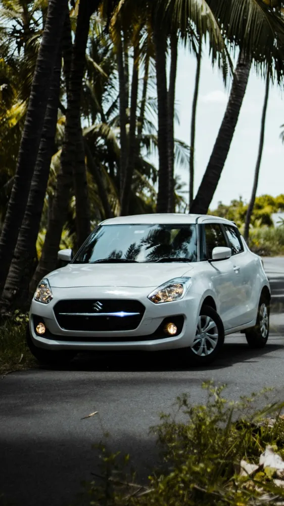 Car on an open road on a long-distance run