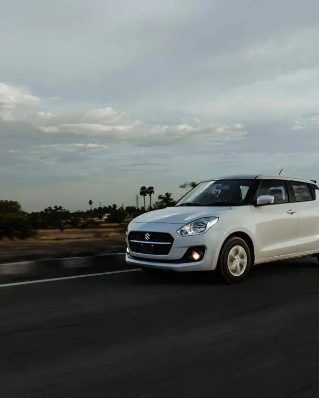 A sedan on a highway, dispatched at short notice