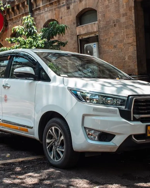 A Toyota Innova Crysta used for executive duty